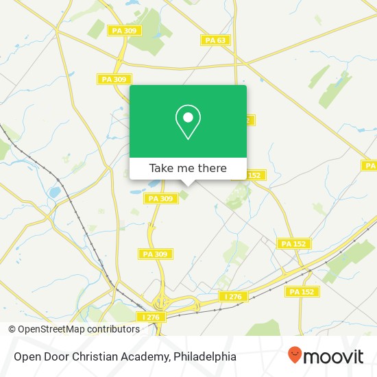Open Door Christian Academy map