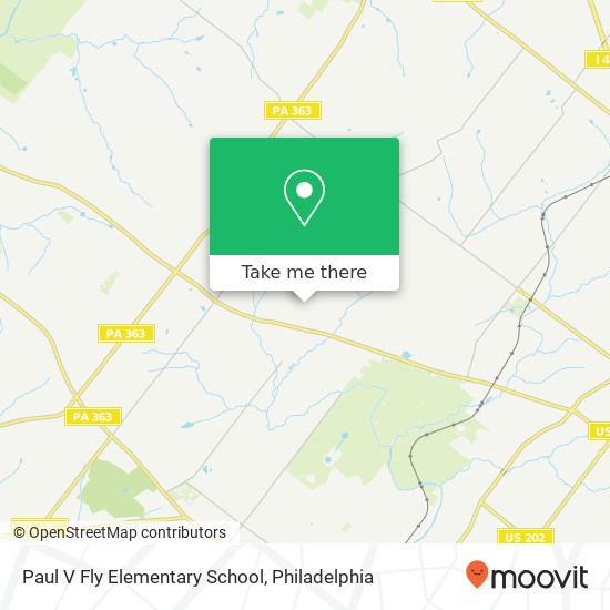 Paul V Fly Elementary School map