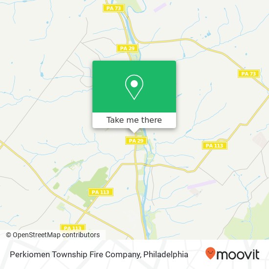 Perkiomen Township Fire Company map