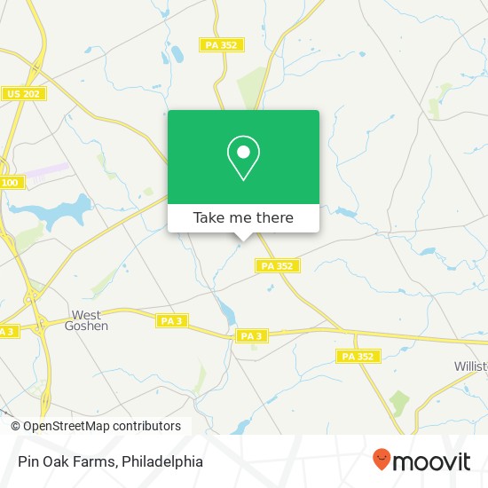 Mapa de Pin Oak Farms