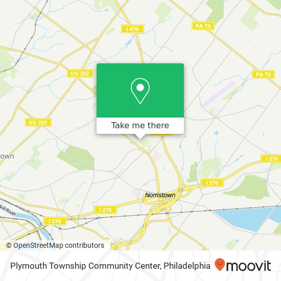 Mapa de Plymouth Township Community Center