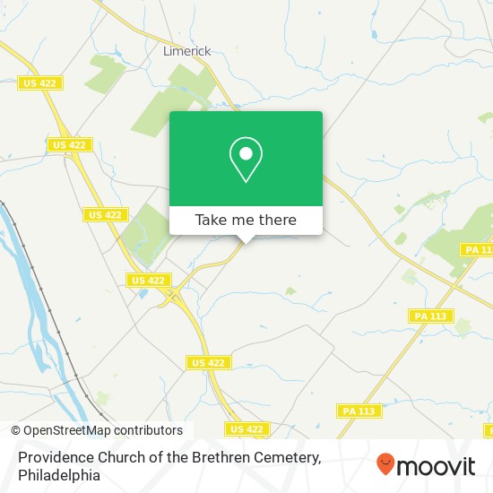 Mapa de Providence Church of the Brethren Cemetery