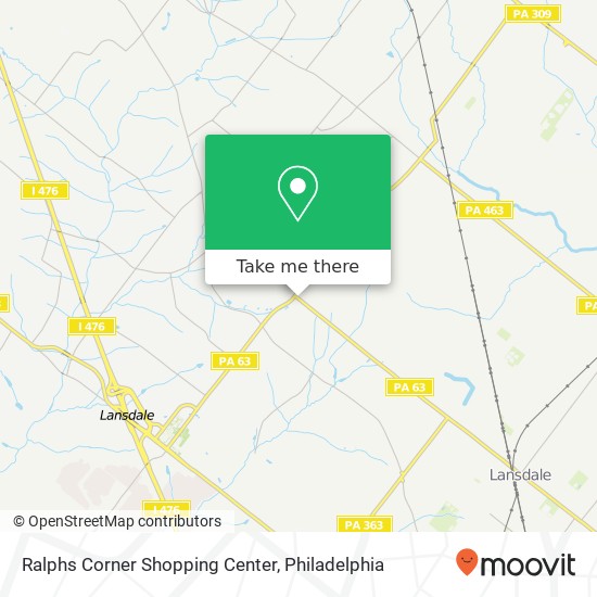 Ralphs Corner Shopping Center map