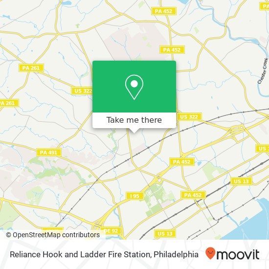 Reliance Hook and Ladder Fire Station map