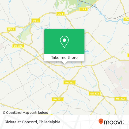 Riviera at Concord map