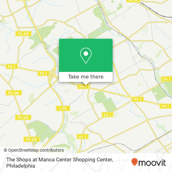 The Shops at Manoa Center Shopping Center map