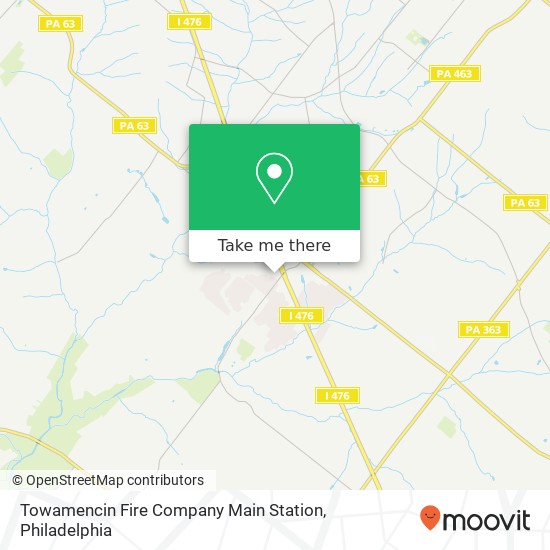 Mapa de Towamencin Fire Company Main Station