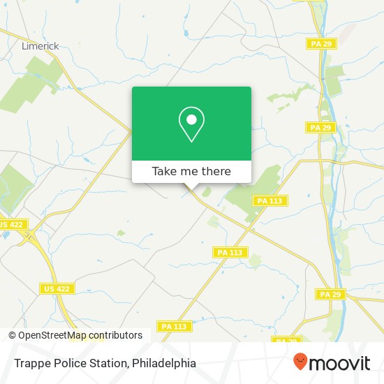 Trappe Police Station map