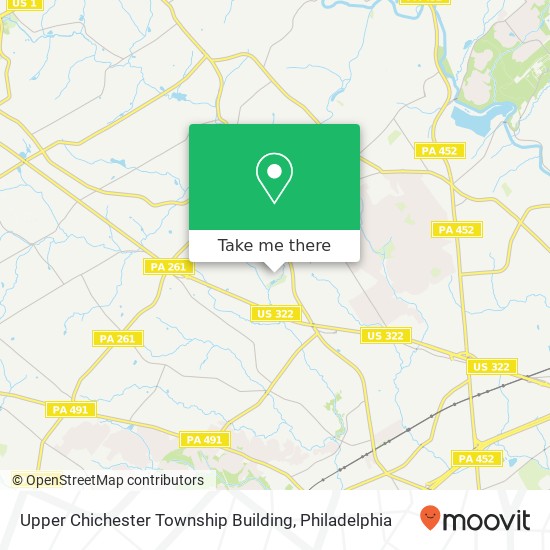 Mapa de Upper Chichester Township Building