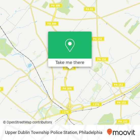 Mapa de Upper Dublin Township Police Station