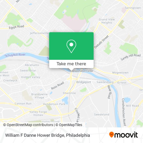 William F Danne Hower Bridge map