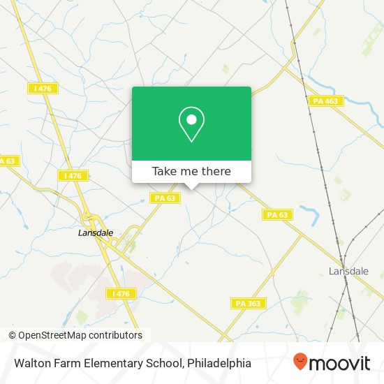 Mapa de Walton Farm Elementary School