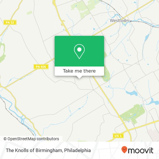 The Knolls of Birmingham map