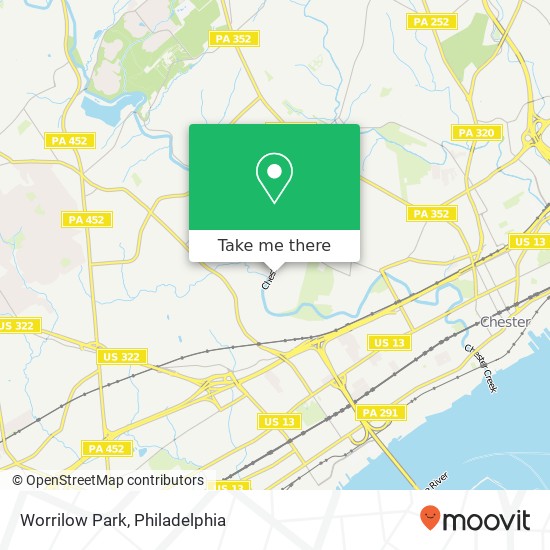 Mapa de Worrilow Park