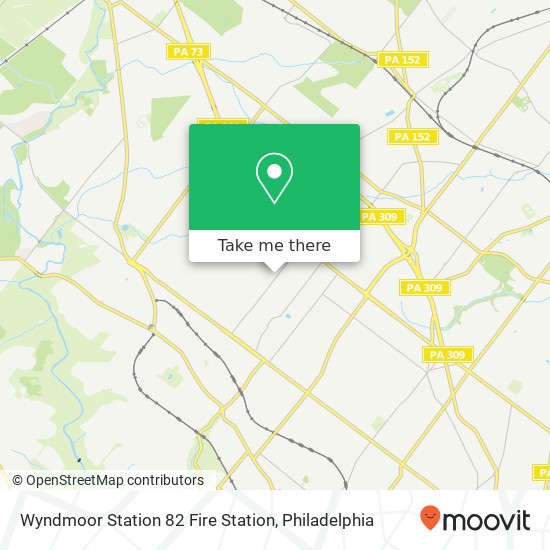 Mapa de Wyndmoor Station 82 Fire Station