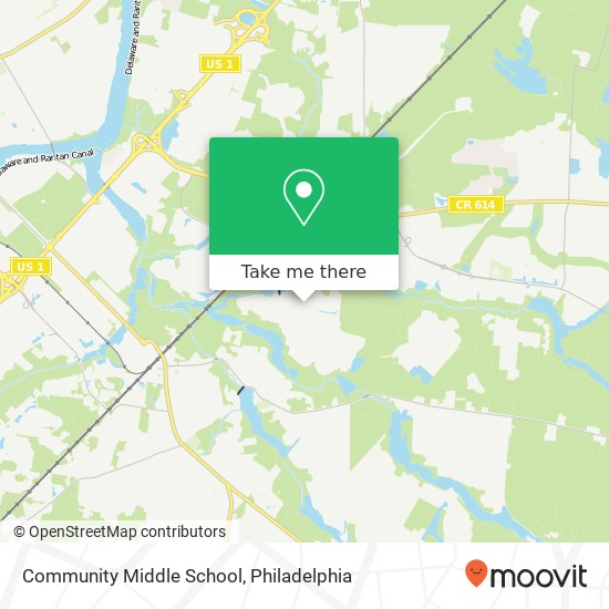 Mapa de Community Middle School