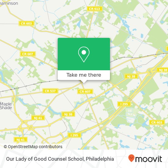 Mapa de Our Lady of Good Counsel School