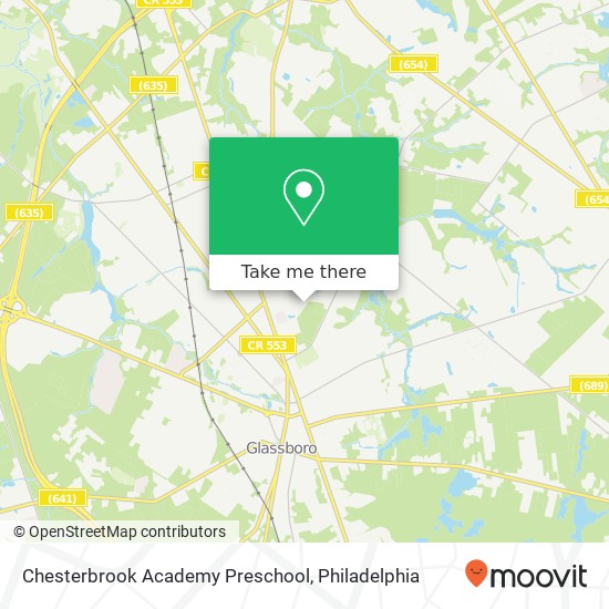 Mapa de Chesterbrook Academy Preschool
