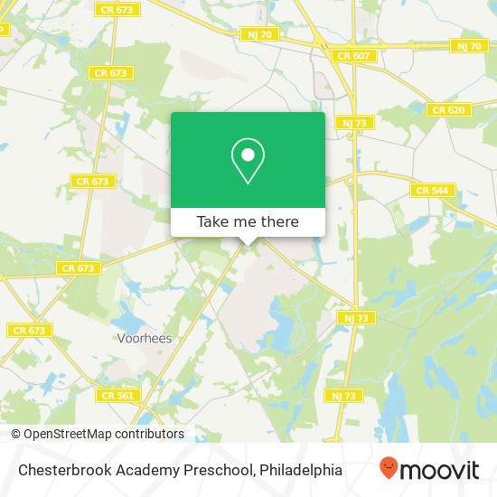 Mapa de Chesterbrook Academy Preschool