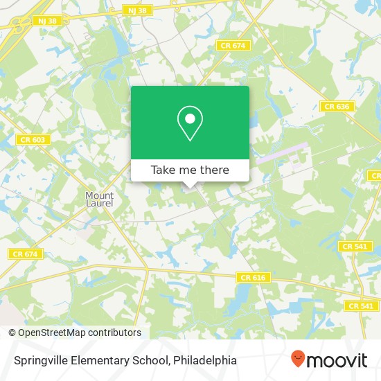 Mapa de Springville Elementary School