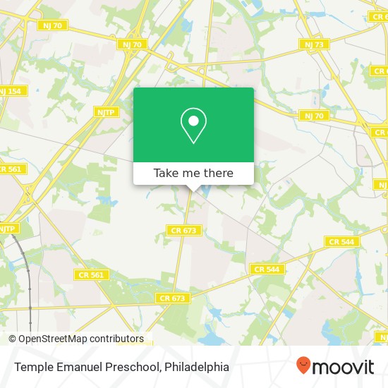 Temple Emanuel Preschool map