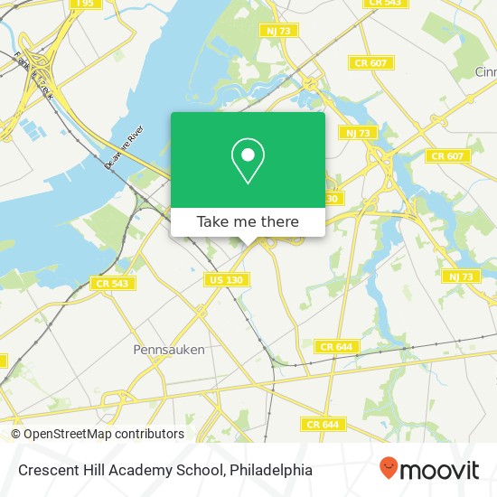 Crescent Hill Academy School map