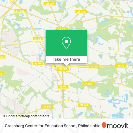 Greenberg Center for Education School map