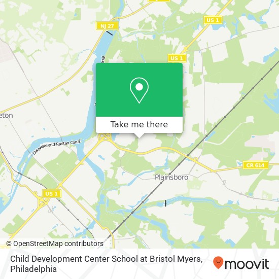 Mapa de Child Development Center School at Bristol Myers