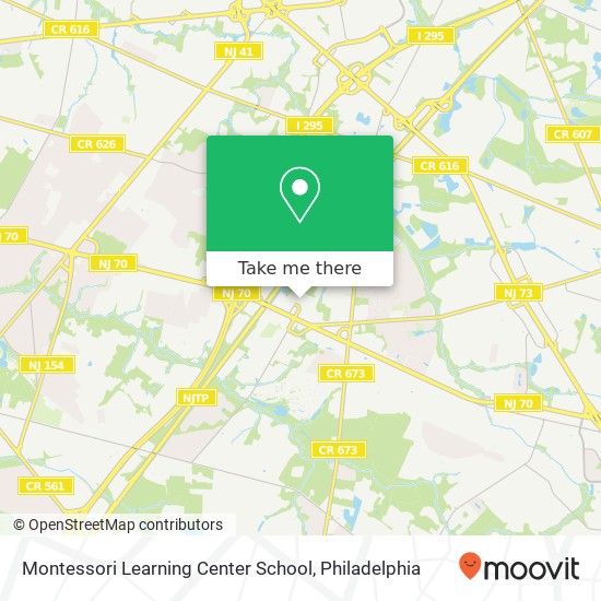 Montessori Learning Center School map