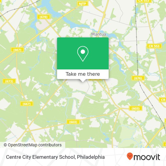 Centre City Elementary School map