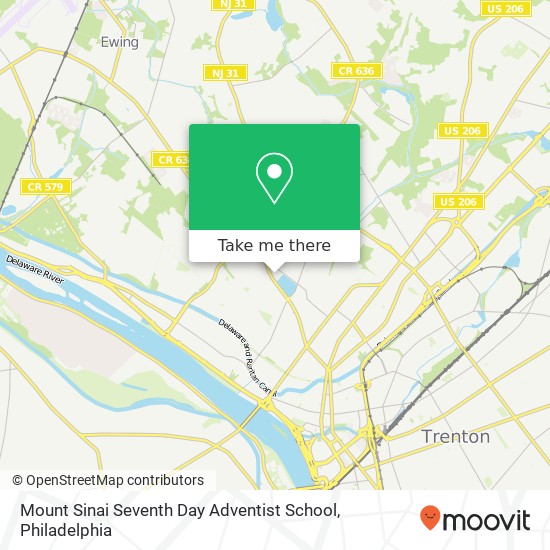 Mapa de Mount Sinai Seventh Day Adventist School