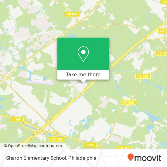 Mapa de Sharon Elementary School