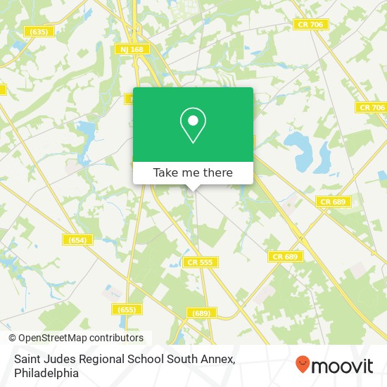 Saint Judes Regional School South Annex map