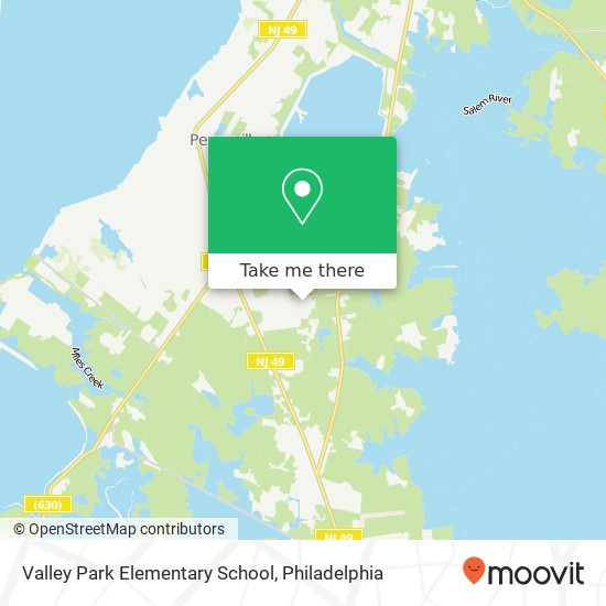 Valley Park Elementary School map