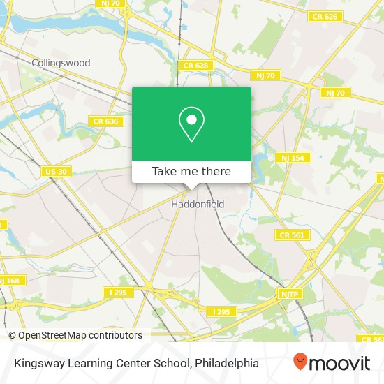 Mapa de Kingsway Learning Center School