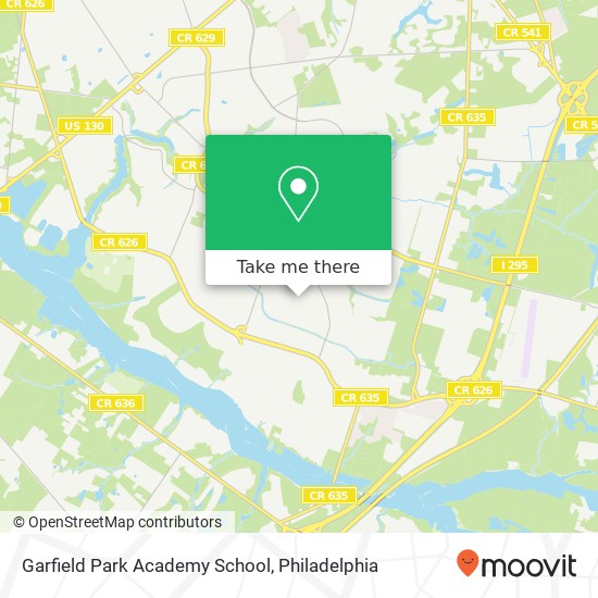 Garfield Park Academy School map