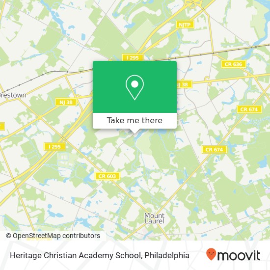 Heritage Christian Academy School map