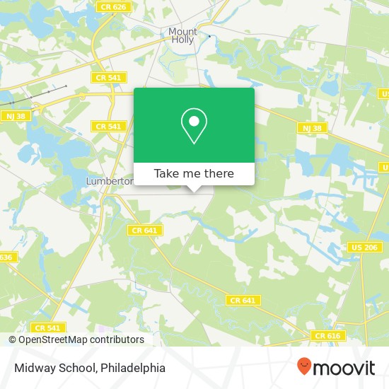 Midway School map