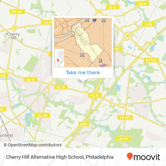 Cherry Hill Alternative High School map