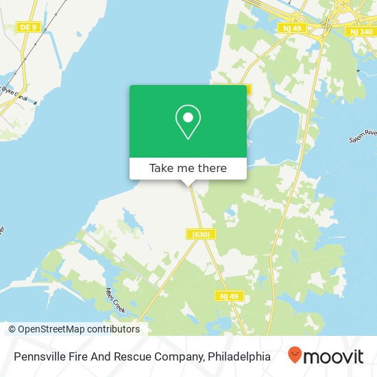 Pennsville Fire And Rescue Company map