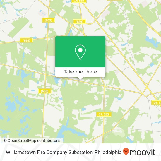 Mapa de Williamstown Fire Company Substation
