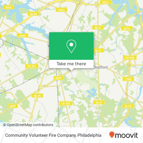 Community Volunteer Fire Company map