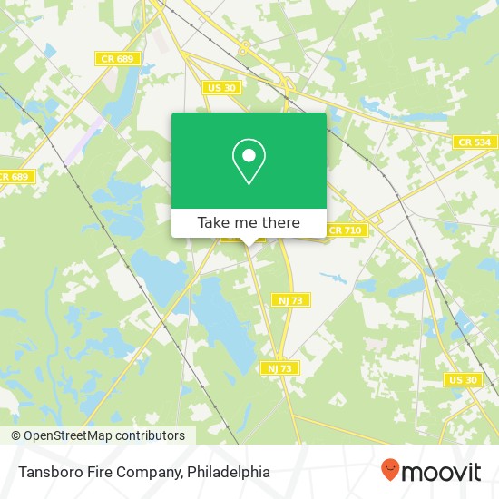 Tansboro Fire Company map