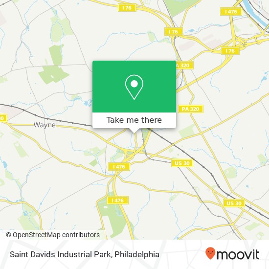 Saint Davids Industrial Park map