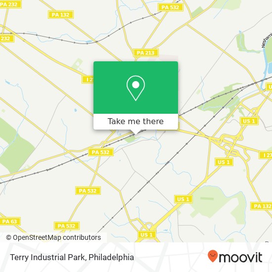 Mapa de Terry Industrial Park