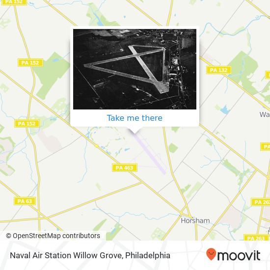 Naval Air Station Willow Grove map