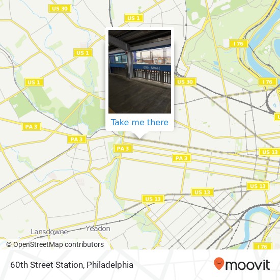 60th Street Station map