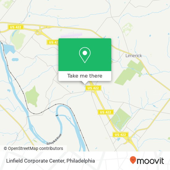 Mapa de Linfield Corporate Center