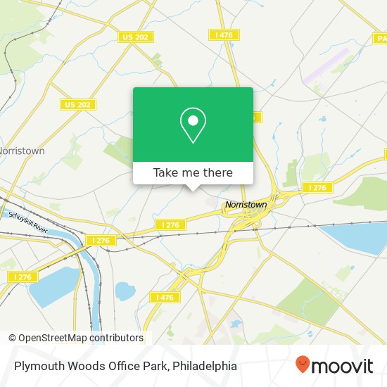 Plymouth Woods Office Park map