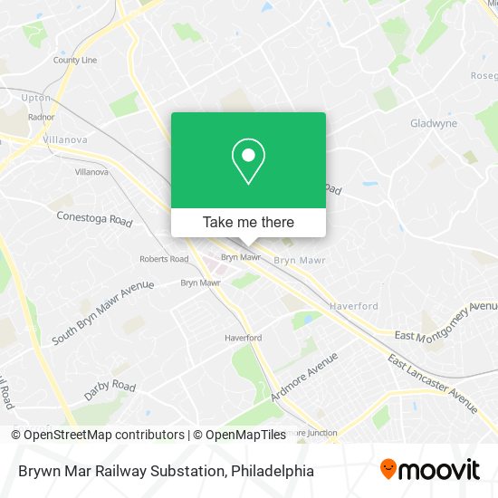 Brywn Mar Railway Substation map